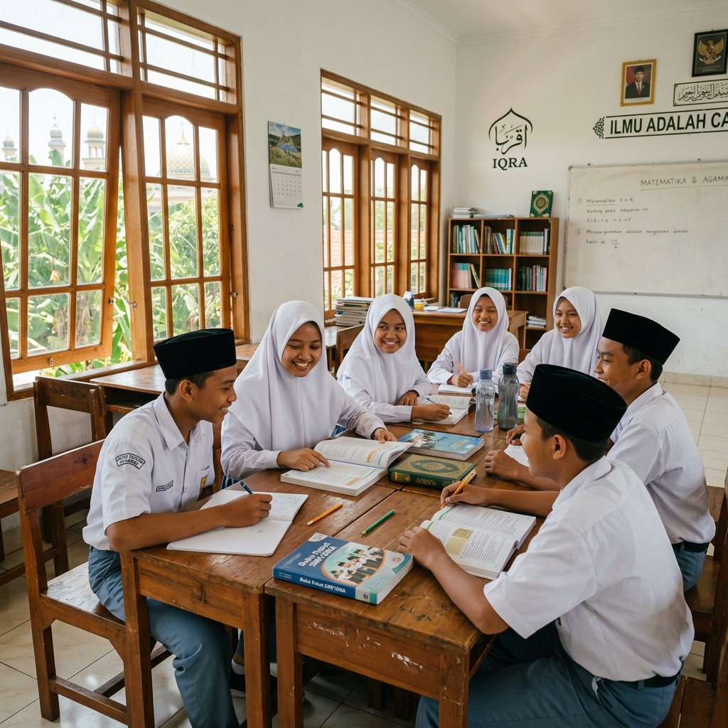 Anak Asuh Rumah Yatim Arrahimah Belajar